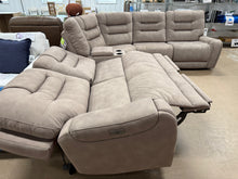 Barcalounger Carmelo Fabric Power Reclining Sectional with Power Headrests! (BRAND NEW - MINOR SHIPPING DAMAGE!)
