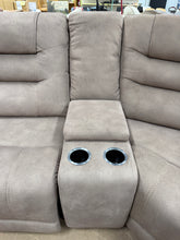 Barcalounger Carmelo Fabric Power Reclining Sectional with Power Headrests! (BRAND NEW - MINOR SHIPPING DAMAGE!)