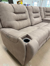 Barcalounger Carmelo Fabric Power Reclining Sectional with Power Headrests! (BRAND NEW - MINOR SHIPPING DAMAGE!)