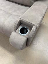 Barcalounger Carmelo Fabric Power Reclining Sectional with Power Headrests! (BRAND NEW - MINOR SHIPPING DAMAGE!)