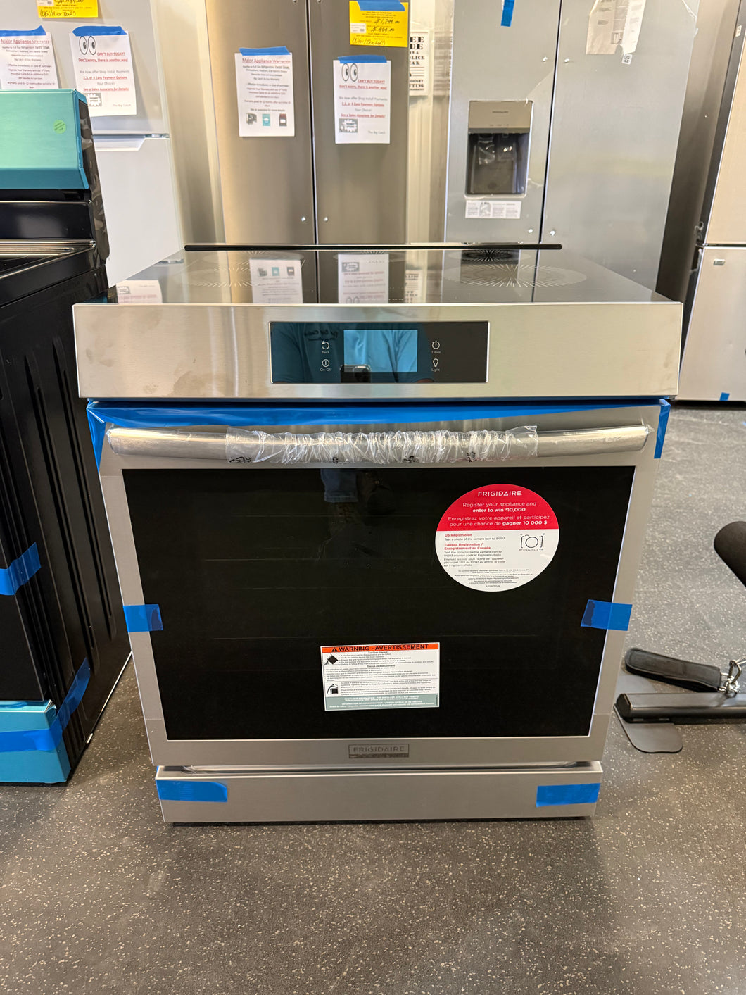 Frigidaire Gallery 30-in 5 Burners 6.2-cu ft Air Fry Convection Oven Slide-in Single Induction Range (Fingerprint Resistant Stainless Steel)! (BRAND NEW)