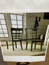 iNSPIRE Q Wilmington II Window Back Wood Dining Side Chairs (Set of 2) by Classic, Sage/Geeen!