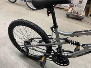 Mongoose Limestone Mountain Silver Bike - 21 speed -  new