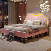 Landover Upholstered Platform Bed, Twin/Pink! (NEW IN BOX)