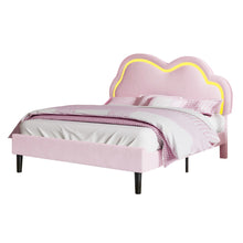 Landover Upholstered Platform Bed, Twin/Pink! (NEW IN BOX)