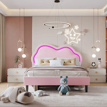 Landover Upholstered Platform Bed, Twin/Pink! (NEW IN BOX)