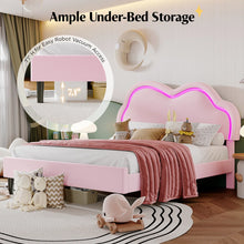 Landover Upholstered Platform Bed, Twin/Pink! (NEW IN BOX)