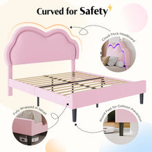 Landover Upholstered Platform Bed, Twin/Pink! (NEW IN BOX)