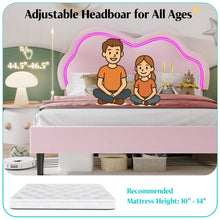 Landover Upholstered Platform Bed, Twin/Pink! (NEW IN BOX)