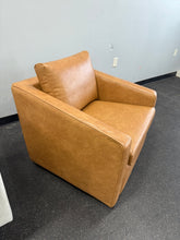 Better Homes & Gardens Steele Swivel Accent Chair, Camel Faux Leather!! BRAND NEW!!