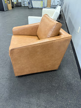 Better Homes & Gardens Steele Swivel Accent Chair, Camel Faux Leather!! BRAND NEW!!