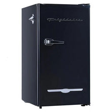 Frigidaire 3.2 Cu. ft. Retro Compact Refrigerator with Side Bottle Opener EFR376, Black! (NEW - DENTED FROM SHIPPING!)