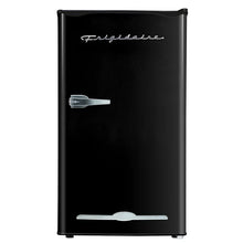 Frigidaire 3.2 Cu. ft. Retro Compact Refrigerator with Side Bottle Opener EFR376, Black! (NEW - DENTED FROM SHIPPING!)