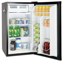 Frigidaire 3.2 Cu. ft. Retro Compact Refrigerator with Side Bottle Opener EFR376, Black! (NEW - DENTED FROM SHIPPING!)