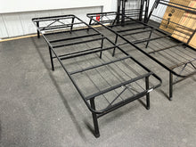 Mainstays 14" High Profile Foldable Steel Twin Platform Bed Frame, White!! (USED - WORKS GREAT!)
