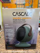 Cascade Portable Fan/Heater with Handle Slate! (NEW IN BOX - FAN OR HEAT!)