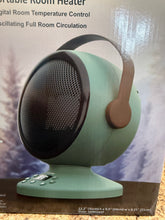 Cascade Portable Fan/Heater with Handle Slate! (NEW IN BOX - FAN OR HEAT!)
