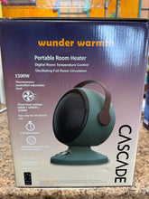 Cascade Portable Fan/Heater with Handle Slate! (NEW IN BOX - FAN OR HEAT!)