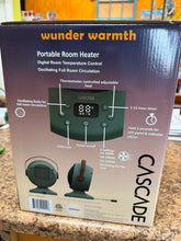 Cascade Portable Fan/Heater with Handle Slate! (NEW IN BOX - FAN OR HEAT!)