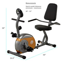 Marcy ME709 Recumbent Magnetic Exercise Bike Cycling Home Gym Equipment!

-New in the box