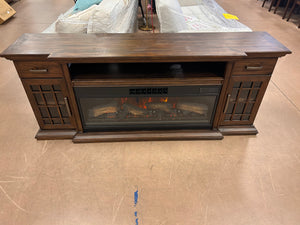 Tresanti Mayson TV Console with ClassicFlame CoolGlow 2-in-1 Electric Fireplace and Fan! (NEW)