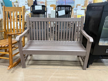 All-Weather Polystyrene Lumber 2-Person Plastic Outdoor Garden Bench in Brown! (NEW & ASSEMBLED)