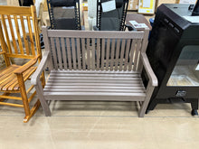 All-Weather Polystyrene Lumber 2-Person Plastic Outdoor Garden Bench in Brown! (NEW & ASSEMBLED)