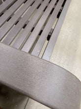 All-Weather Polystyrene Lumber 2-Person Plastic Outdoor Garden Bench in Brown! (NEW & ASSEMBLED)