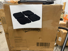 Outsunny 39.75 in. Offset Patio Umbrella Base Weight Set in Black (4-Piece)!! NEW IN BOX!!