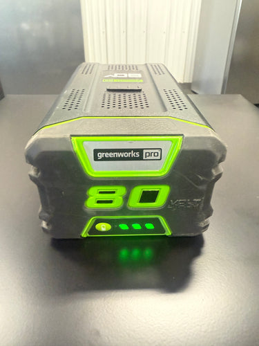 Greenworks PRO 80V 4.0Ah Lithium-Ion Battery ((Genuine Greenworks Battery / 75+ Compatible Tools)! (BRAND NEW - BATTERY ONLY!)