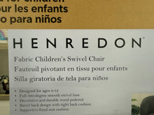 Henredon Mini Murphy Kids Swivel Accent Chair, Dark Gray!! NEW IN BOX!!
