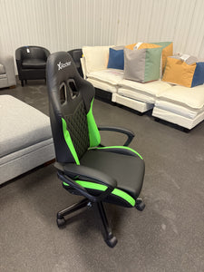 X Rocker Apex Junior PC Kids Gaming Chair, Green!! NEW AND ASSEMBLED!!