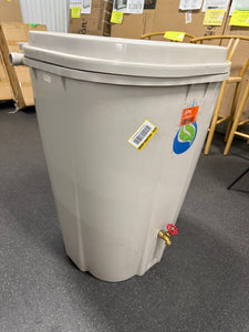 55 Gal. Rain Barrel with Brass Spigot! (DIRTY FROM SHIPPING)