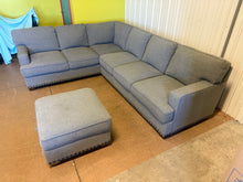 Thomasville Emilee Fabric Sectional with Storage Ottoman!! DEPARTMENT STORE RETURN, VERY CLEAN(PLEASE READ DESCRIPTION)!!