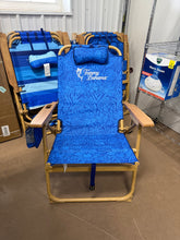 Tommy Bahama Hi-Boy Beach Chair, Blue Floral! (NEW)