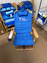 Tommy Bahama Hi-Boy Beach Chair, Blue Floral! (NEW)