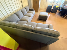 Thomasville Emilee Fabric Sectional with Storage Ottoman!! DEPARTMENT STORE RETURN, VERY CLEAN(PLEASE READ DESCRIPTION)!!