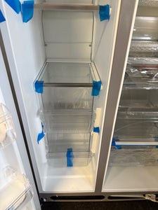 Frigidaire Gallery 26-cu ft Side-by-Side Refrigerator with Ice Maker and Water Dispenser ( Smudge-Proof Stainless Steel ) ENERGY STAR Certified! (NEW - MINOR DENT)