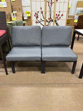 Outdoor Metal Armless Loveseat! (NEW & ASSEMBLED)