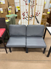 Outdoor Metal Armless Loveseat! (NEW & ASSEMBLED)