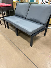 Outdoor Metal Armless Loveseat! (NEW & ASSEMBLED)