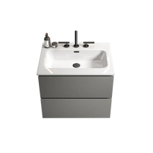 Hostetler Wall-Mounted Bathroom Vanity with Sink- new