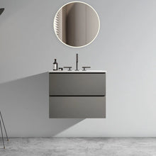 Hostetler Wall-Mounted Bathroom Vanity with Sink- new