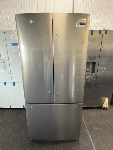 Frigidaire Counter-Depth 17.6-cu ft 3 -Door French Door Refrigerator with Ice Maker ( Fingerprint-Resistant Stainless Look ) ENERGY STAR Certified!! BRAND NEW(SCRATCH & DENT)!!