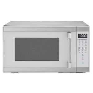Hamilton Beach 1.1 cu ft Countertop Microwave Oven in White and Stainless Steel Color, Sensor Cook!! (USED - WORKS GREAT!)