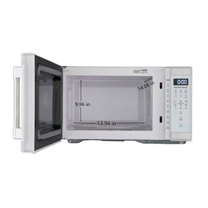 Hamilton Beach 1.1 cu ft Countertop Microwave Oven in White and Stainless Steel Color, Sensor Cook!! (USED - WORKS GREAT!)