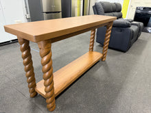 60'' Console Table with Braided Legs