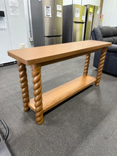 60'' Console Table with Braided Legs