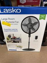 Lasko 18" Stand Oscillating Fan Black: Adjustable Height, Remote Control! (NEW IN BOX)
