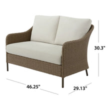 Mainstays Chelsea Outdoor Patio Loveseat! (NEW & ASSEMBLED)